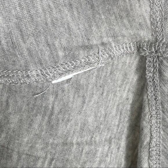 J. Crew Basic Grey Tank with Tan Sheer Back Extra Small - Picture 5 of 7